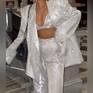 SLA THE LABEL Santorini Set Bralette and Pants Only